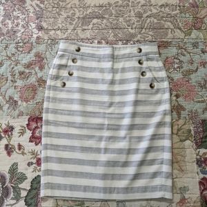 Loft nautical pencil skirt ⚓